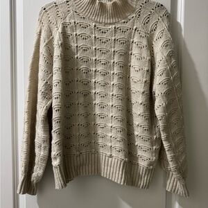 Cozy Cream Knit Sweater